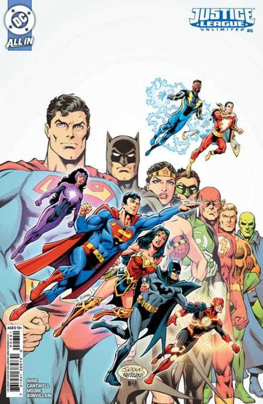 Justice League Unlimited #6 Cover E 1 in 25 Dan Jurgens Card Stock Variant (We Are Yesterday)
