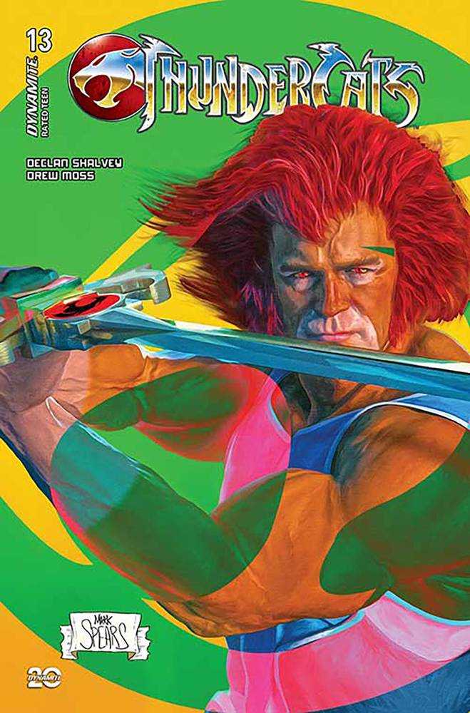 Thundercats #13 Cover Z 7 Copy Foc Variant Edition Spears Green Bkgr