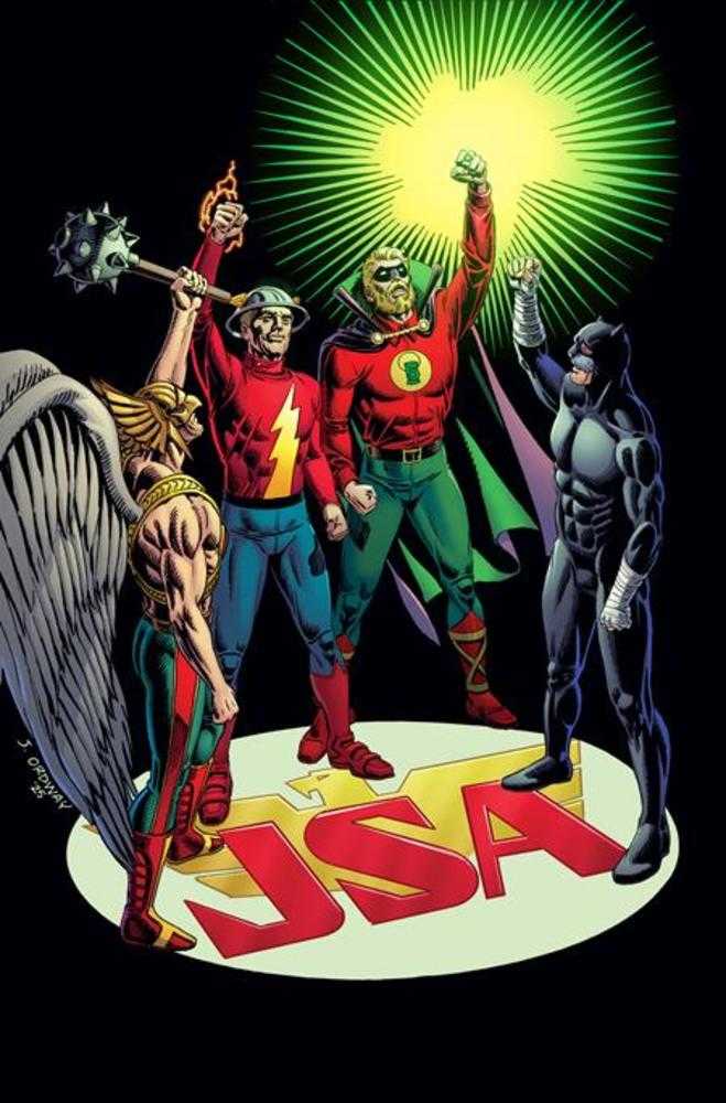 JSA #7 Cover C Jerry Ordway Card Stock Variant