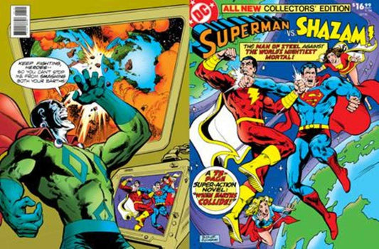 All New Collectors Edition #58 Superman vs Shazam Facsimile Edition Cover B Rich Buckler & Dick Giordano Foil Variant