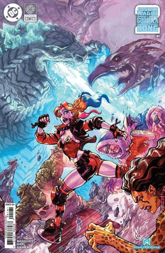 Justice League vs Godzilla vs Kong 2 #1 (Of 7) Cover H 1 in 50 Carlos Danda Card Stock Variant