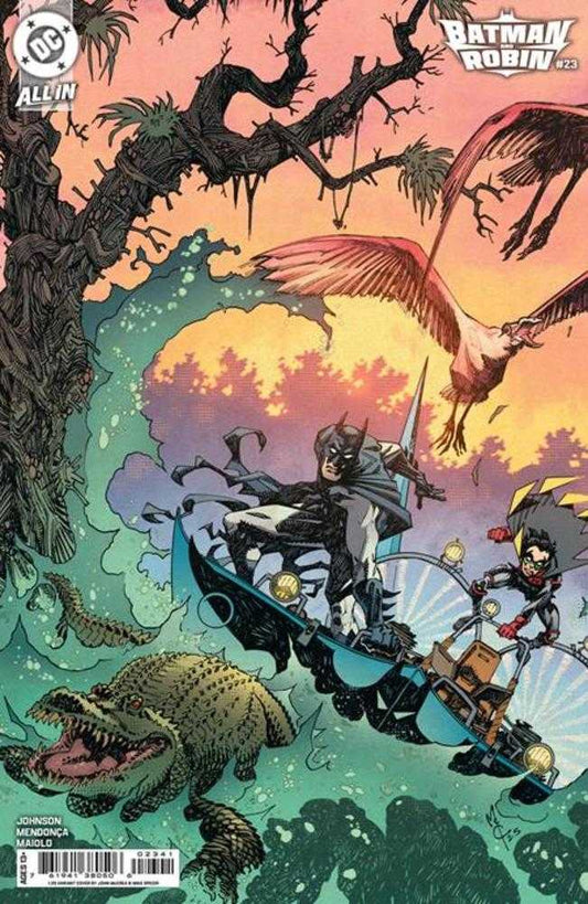 Batman And Robin #23 Cover E 1 in 25 John Mccrea Card Stock Variant