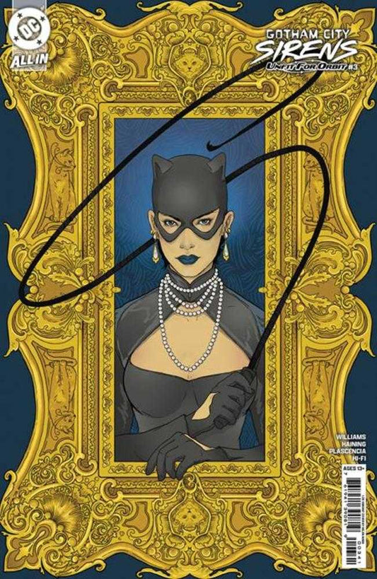 Gotham City Sirens Unfit For Orbit #3 (Of 5) Cover E 1 in 25 Helen Mask Card Stock Variant