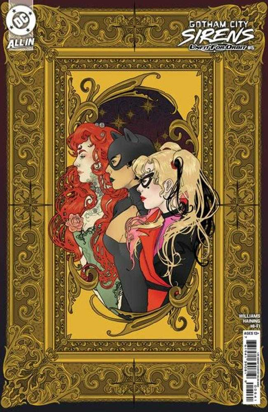 Gotham City Sirens Unfit For Orbit #5 (Of 5) Cover E 1 in 25 Helen Mask Card Stock Variant