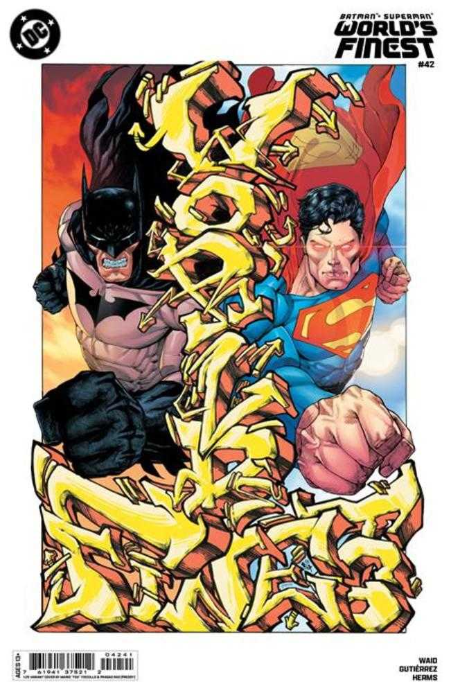 Batman Superman Worlds Finest #42 Cover D 1 in 25 Mario Foccillo Card Stock Variant
