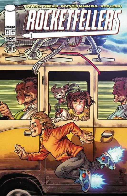 Rocketfellers #11 Cover B Jesus Merino & Morry Hollowell Variant