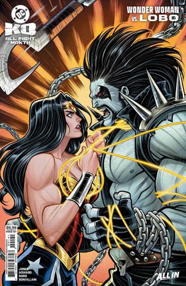 DC K.O. Wonder Woman vs Lobo #1 (One Shot) Cover D Elizabeth Torque Card Stock Variant
