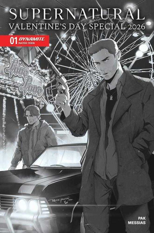 Supernatural Valentines Day Special 2026 #1 (One Shot) Cover F 1 in 10 Reese Hannigan Line Art Variant