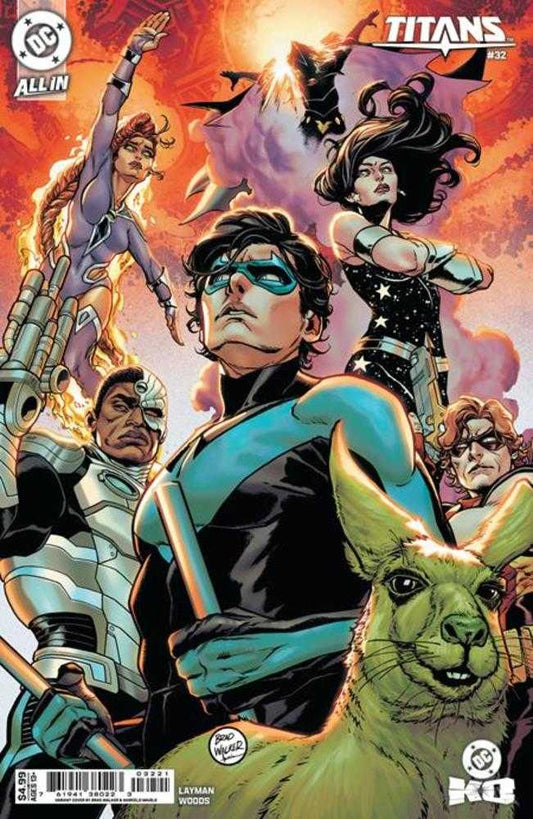 Titans #32 Cover B Brad Walker Card Stock Variant (DC K.O.)