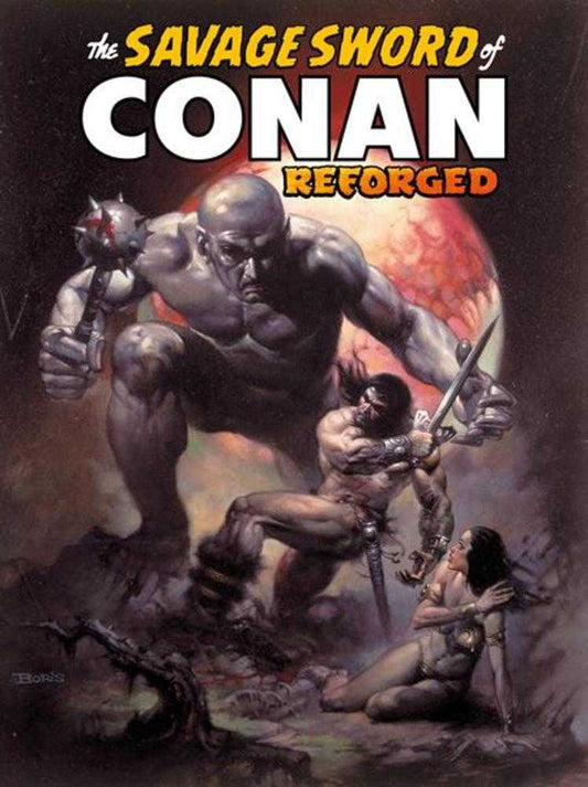 Savage Sword Of Conan Reforged TPB Volume 01 Direct Market Edition Boris Valejo Cover (Mature)
