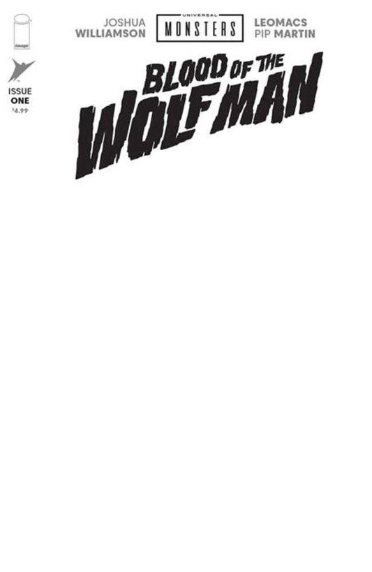 Universal Monsters Blood Of The Wolf Man #1 (Of 4) Cover H Blank Sketch Variant