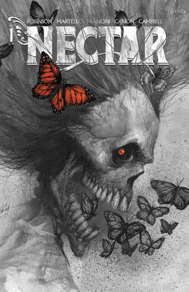 Nectar #1 3rd Print Cover D Inc 1:2 (20) Jonathan Wayshak Black & White Variant