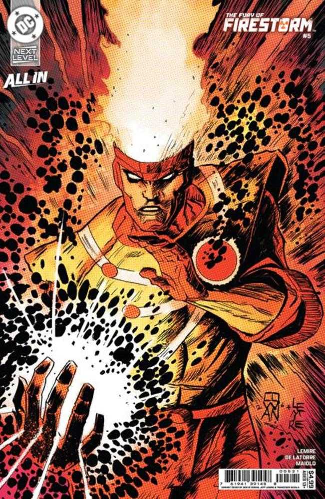 Fury Of Firestorm #5 (Of 8) Cover B Denys Cowan & Jeff Lemire Card Stock Variant