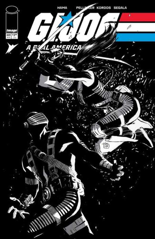 G.I. Joe A Real American Hero #331 Cover B Lee Weeks Black & White Variant