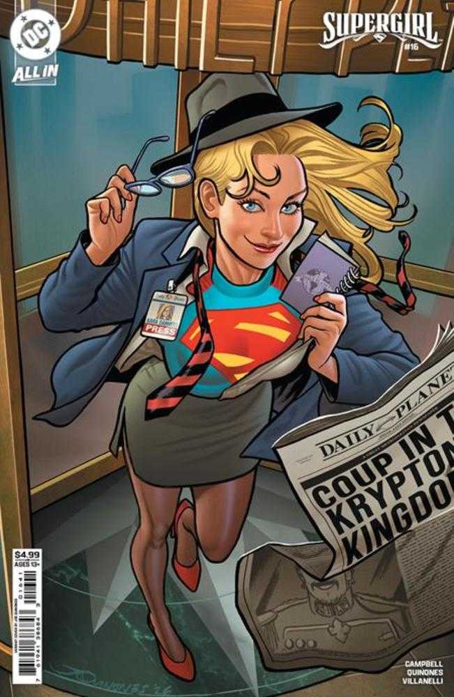 Supergirl #16 Cover D Joe Quinones Card Stock Variant (Kingdom Of Zod)