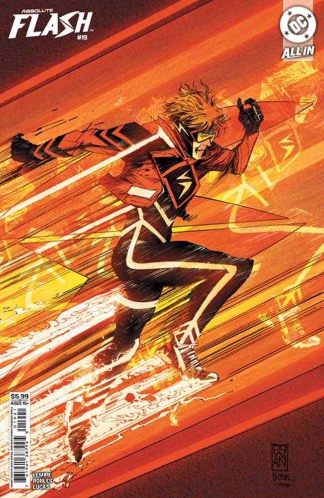 Absolute Flash #19 Cover B Denys Cowan Card Stock Variant