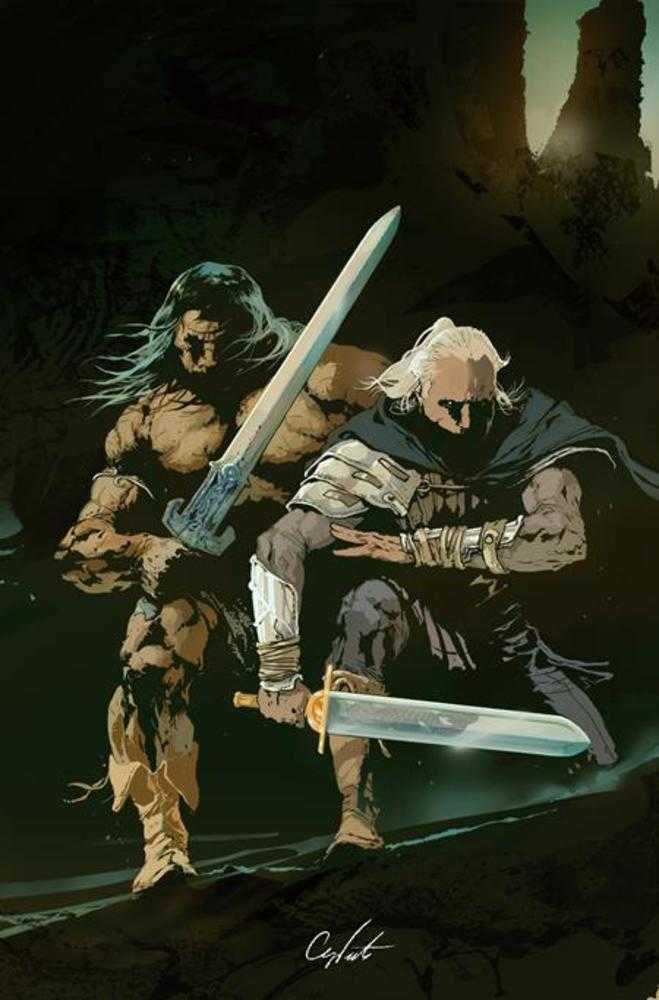 Conan And Dragonero #5 (Of 7) Cover B Stevan Subic Virgin Cardstock Variant (Mature)