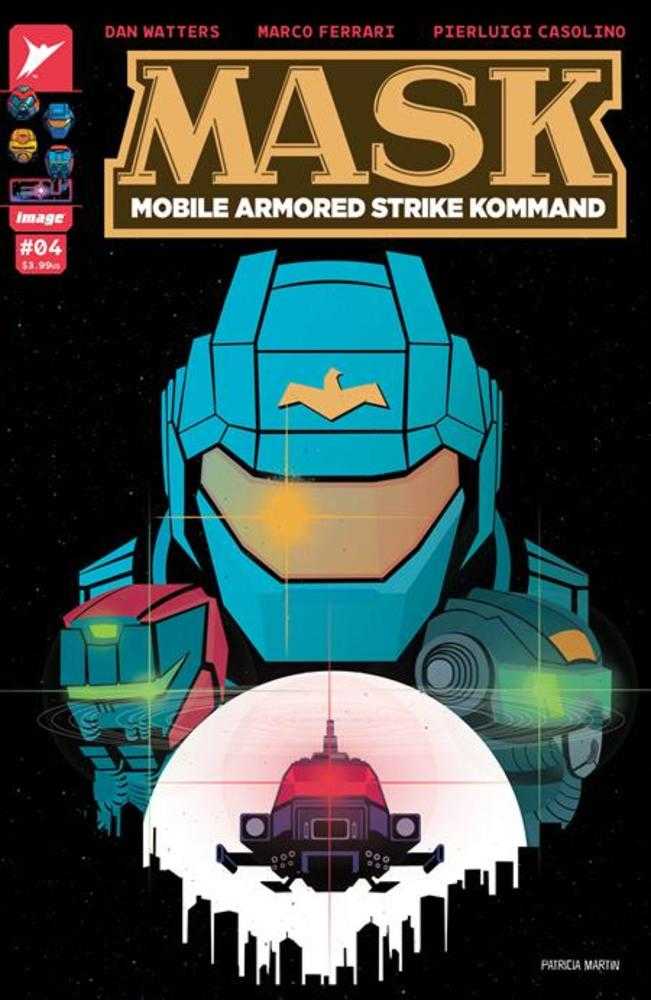 Mask #4 Cover D 1 in 25 Patricia Martin Variant