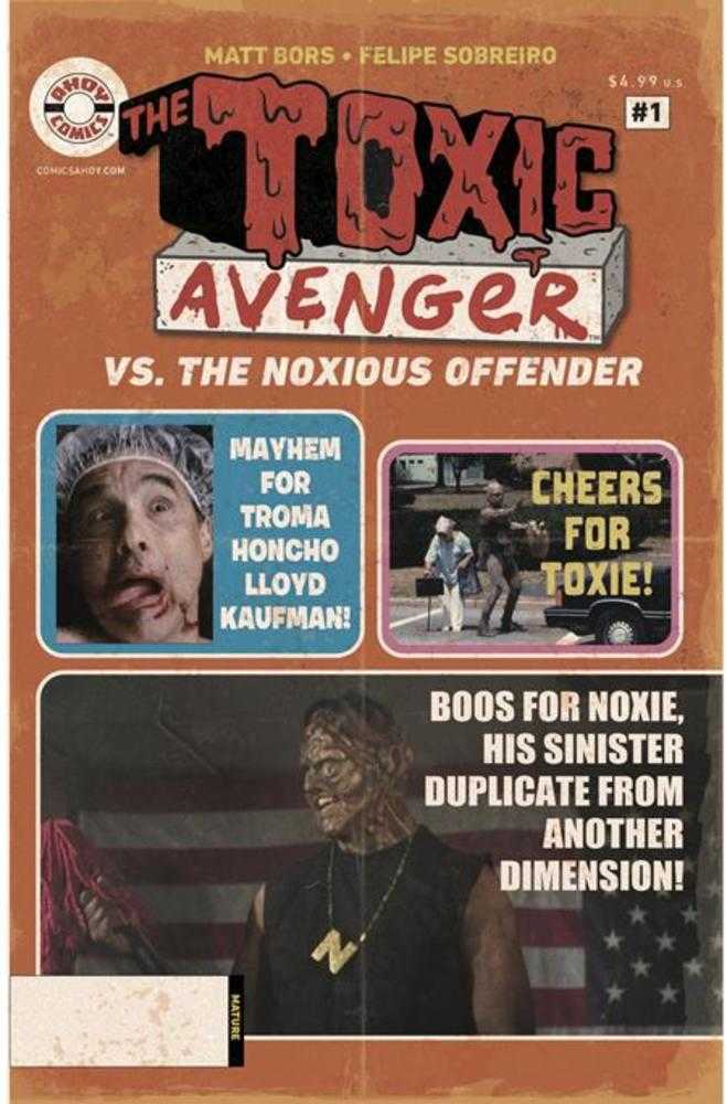 Toxic Avenger vs The Noxious Offender #1 (Of 5) Cover C 5 Copy Troma Photo Wrasslin Magazine Unlock Variant (Mature)