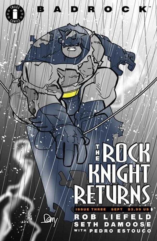 Badrock #3 Cover F 1 in 25 Seth Damoose Bat Rock Variant