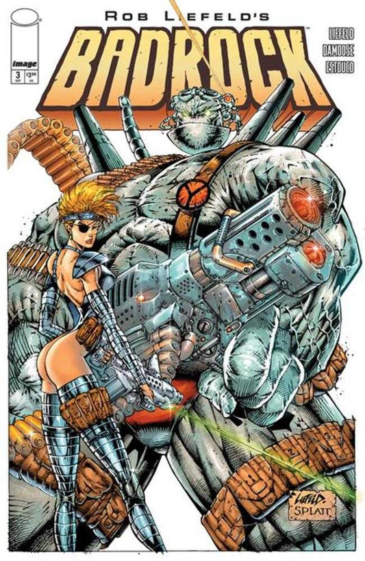 Badrock #3 Cover G 1 in 50 Rob Liefeld & Stephen Platt Variant