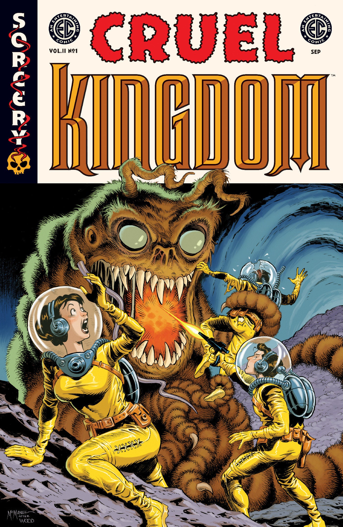 EC Cruel Kingdom 2 #1 Cover C 1 in 10 Shawn Mcmanus EC Homage Variant