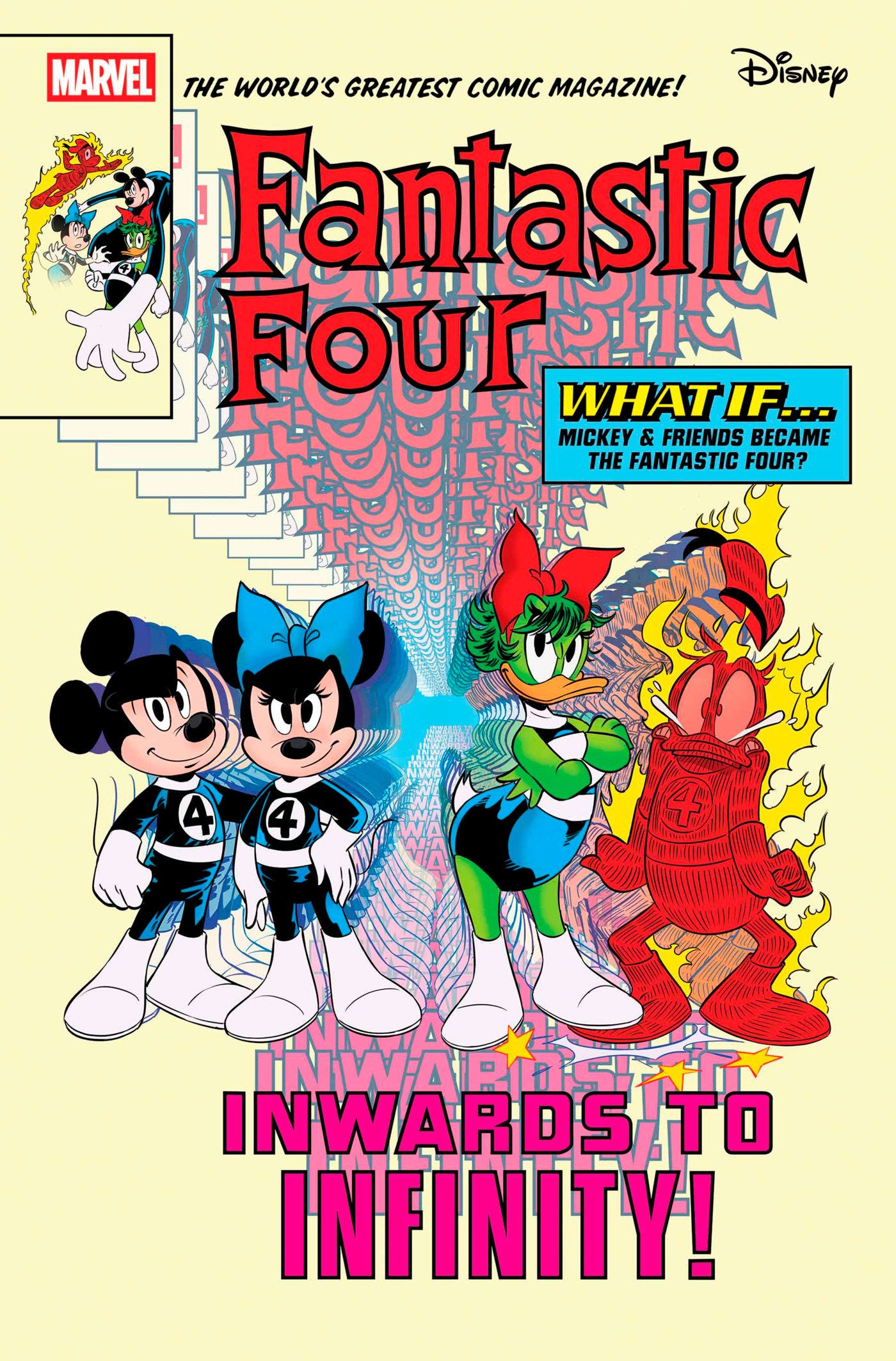 Fantastic Four #33 Giulia Lomurno Disney What If? Fantastic Four Homage Variant [Doom]