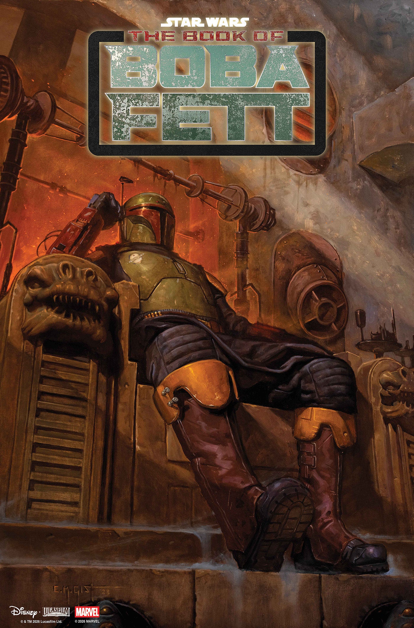 Star Wars: The Book Of Boba Fett #1 E.M. Gist Variant