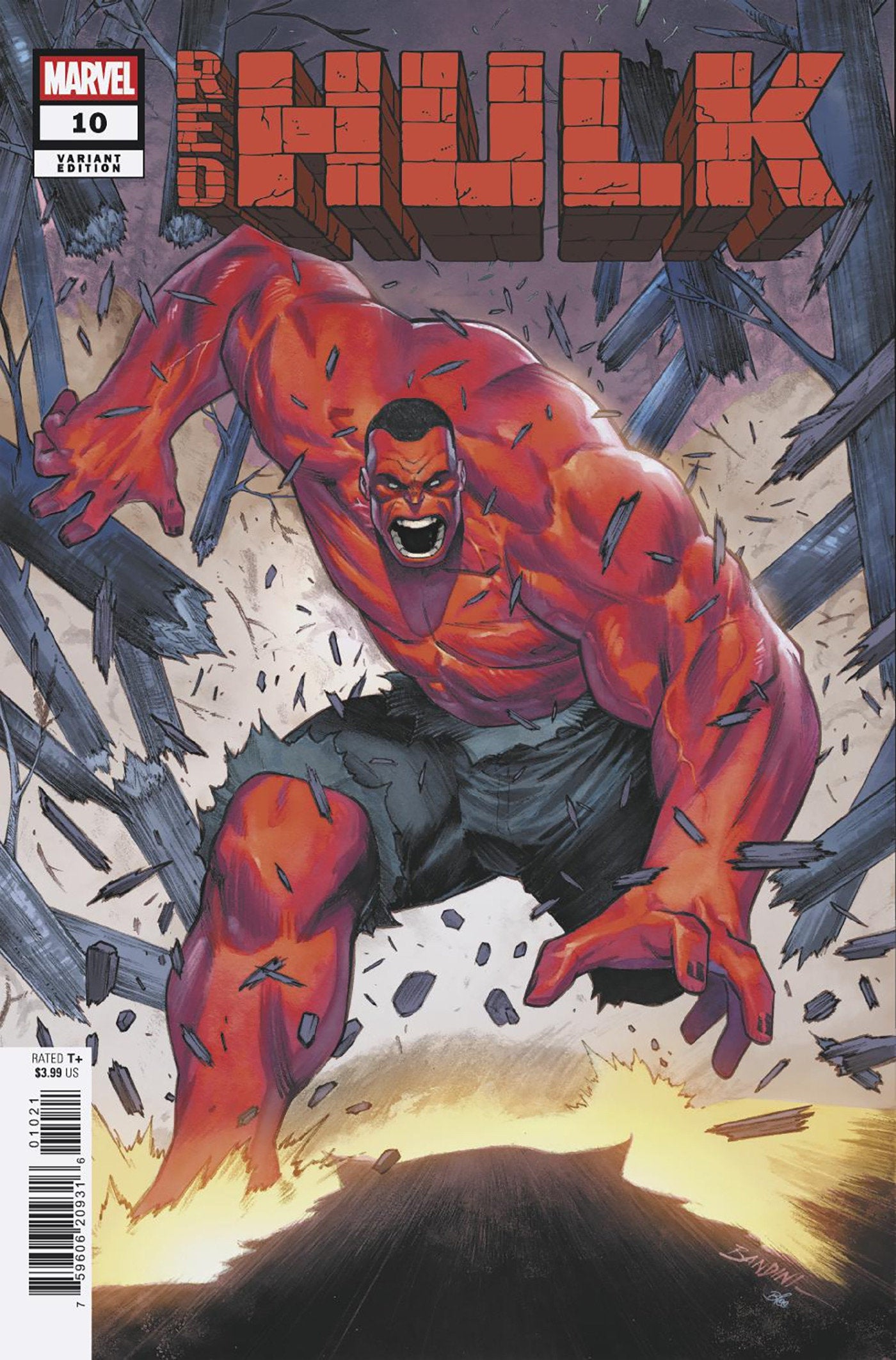 Red Hulk #10 Michele Bandini Variant [Doom]