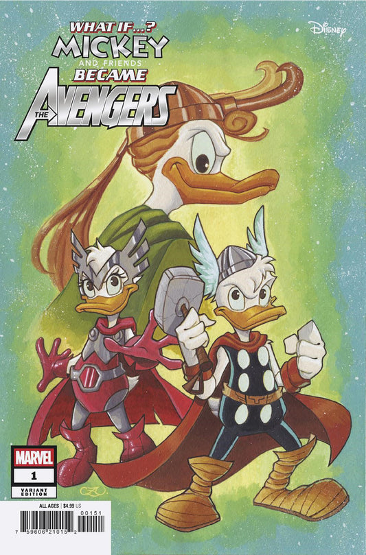 Marvel & Disney: What If...? Mickey & Friends Became The Avengers #1 Chrissie Zu Llo Variant