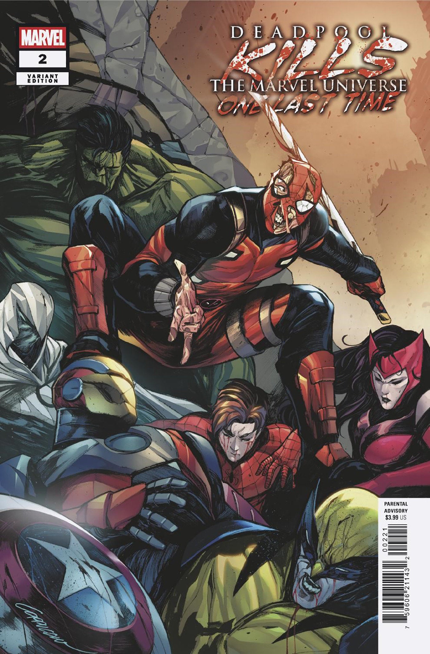 Deadpool Kills The Marvel Universe One Last Time #2 Alessandro Cappuccio Variant