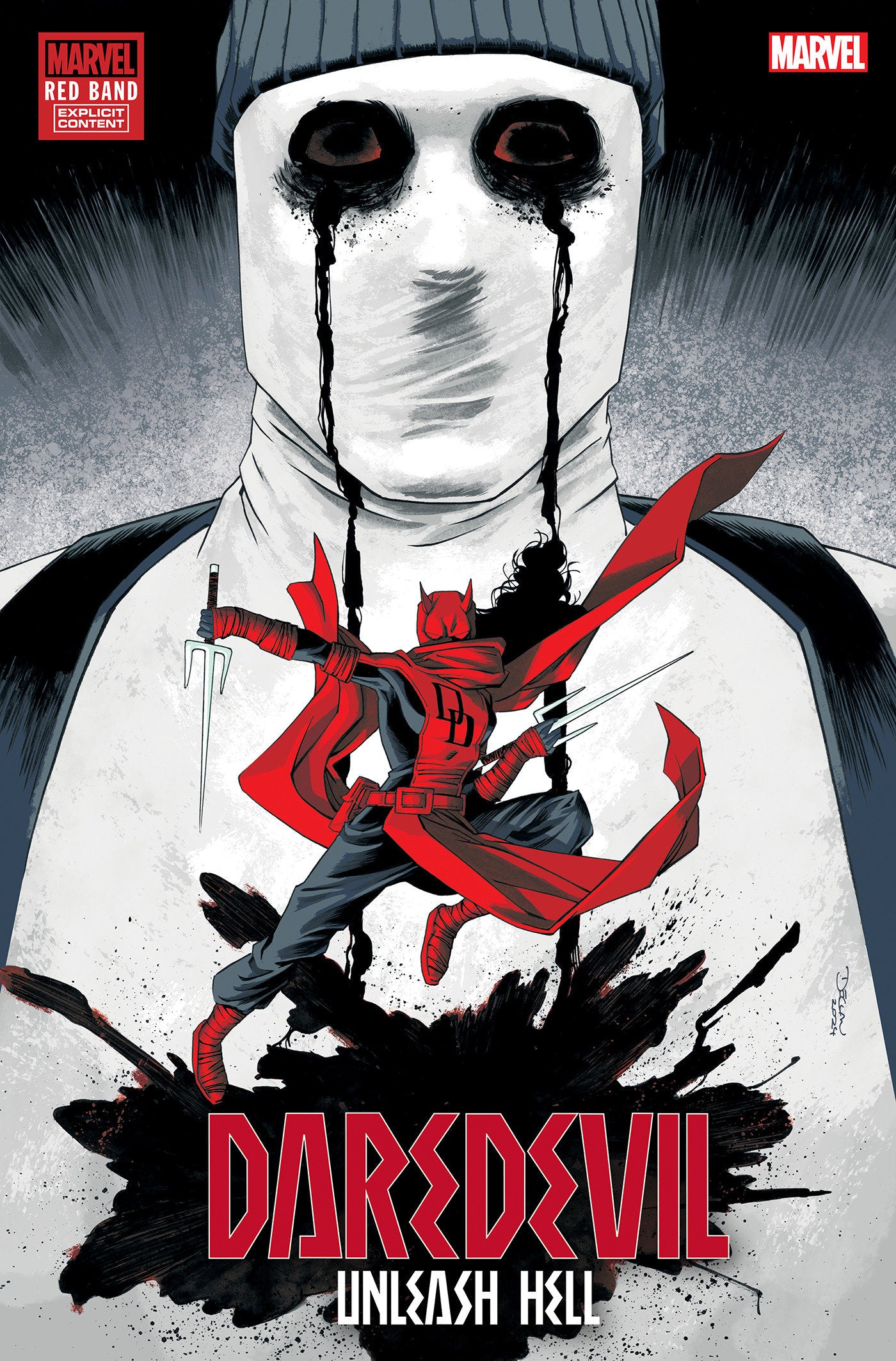 Daredevil: Unleash Hell - Red Band #2 Declan Shalvey Variant [Polybagged]