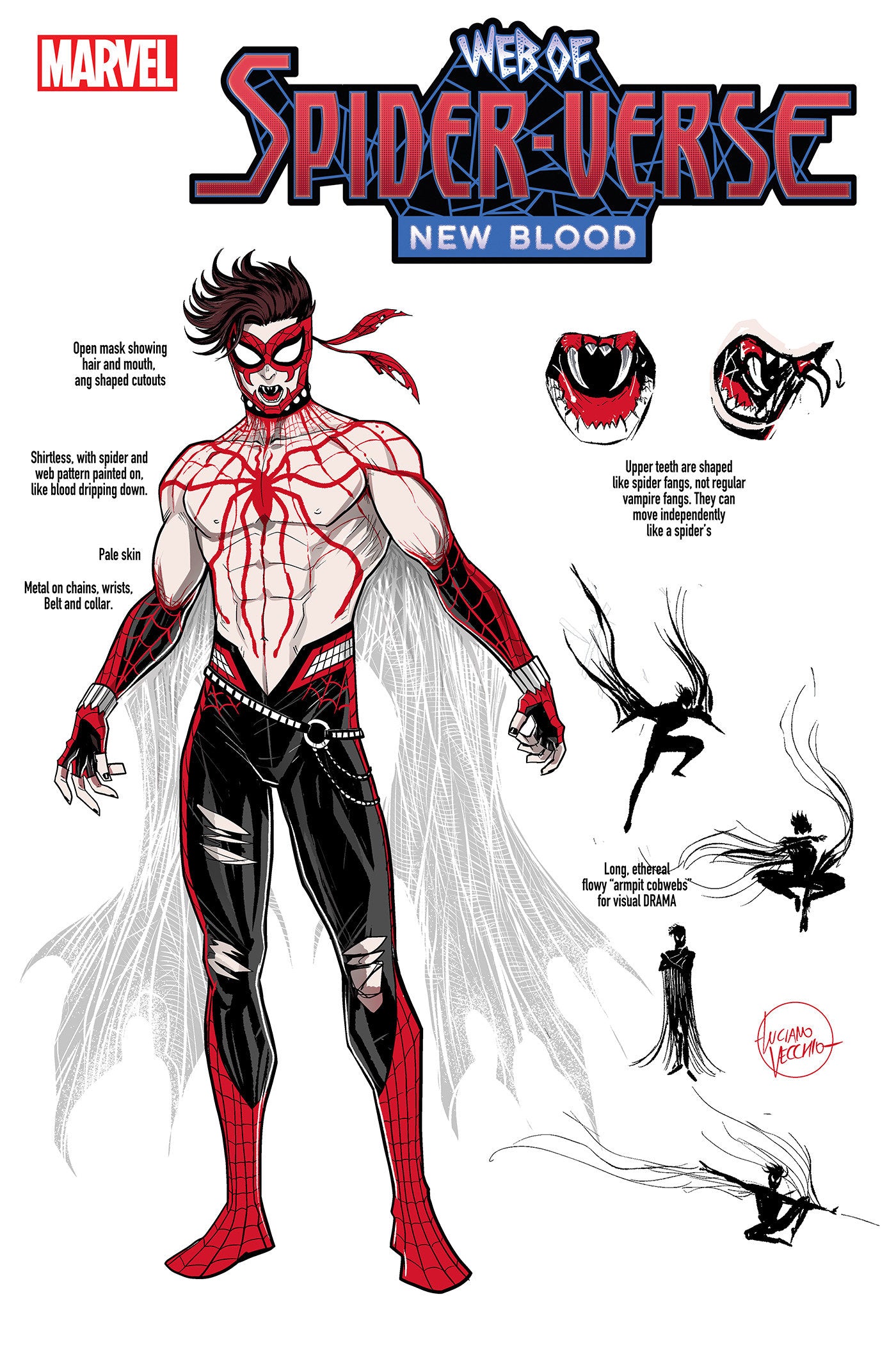 Web Of Spider-Verse: New Blood #1 Luciano Vecchio Design Variant