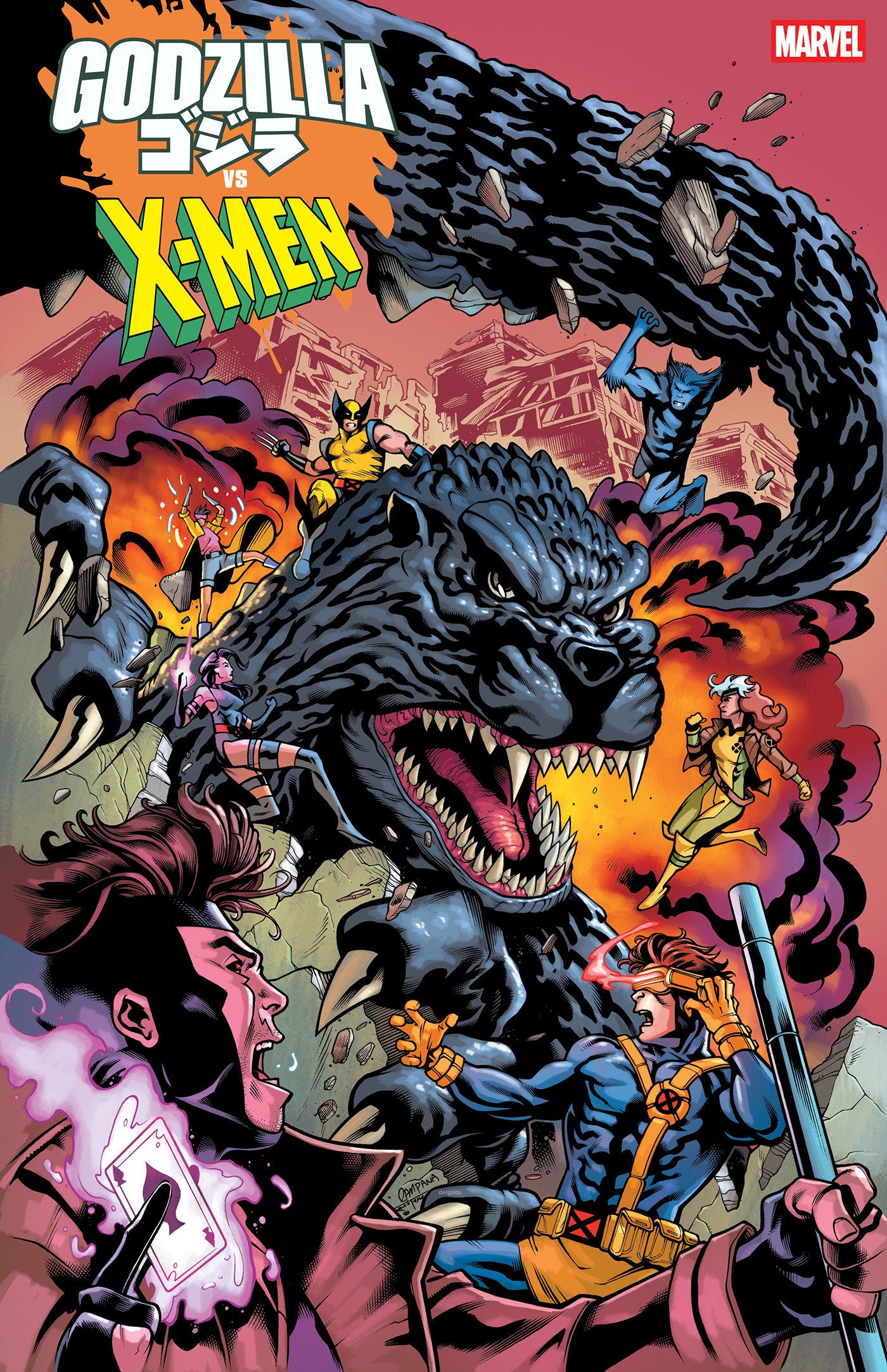 Godzilla vs. X-Men #1 Chris Campana Variant