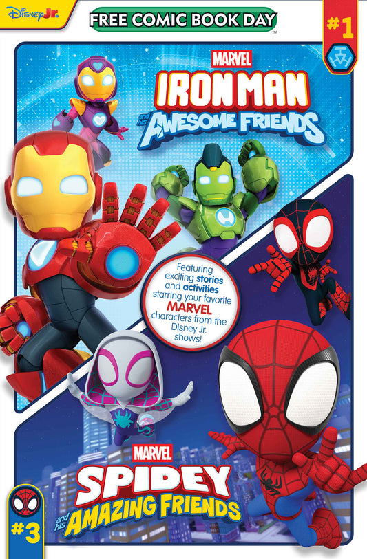 Free Comic Book Day 2025: Iron Man & His Awesome Friends/Spidey & His Amazing Friends #1 [Bundles Of 20]