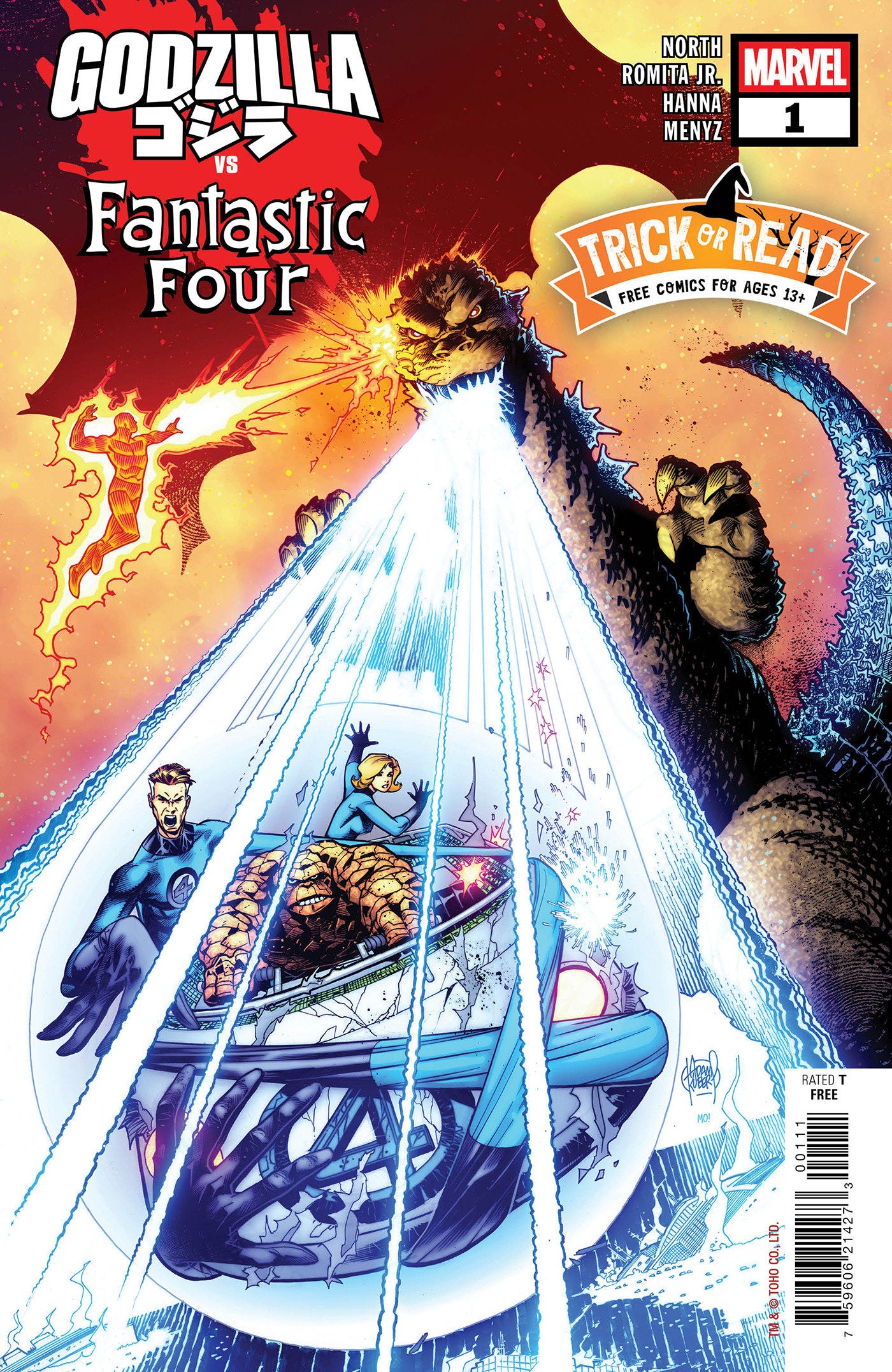 Godzilla vs. Fantastic Four #1 Halloween Trick Or Read 2025 [Bundles Of 20]