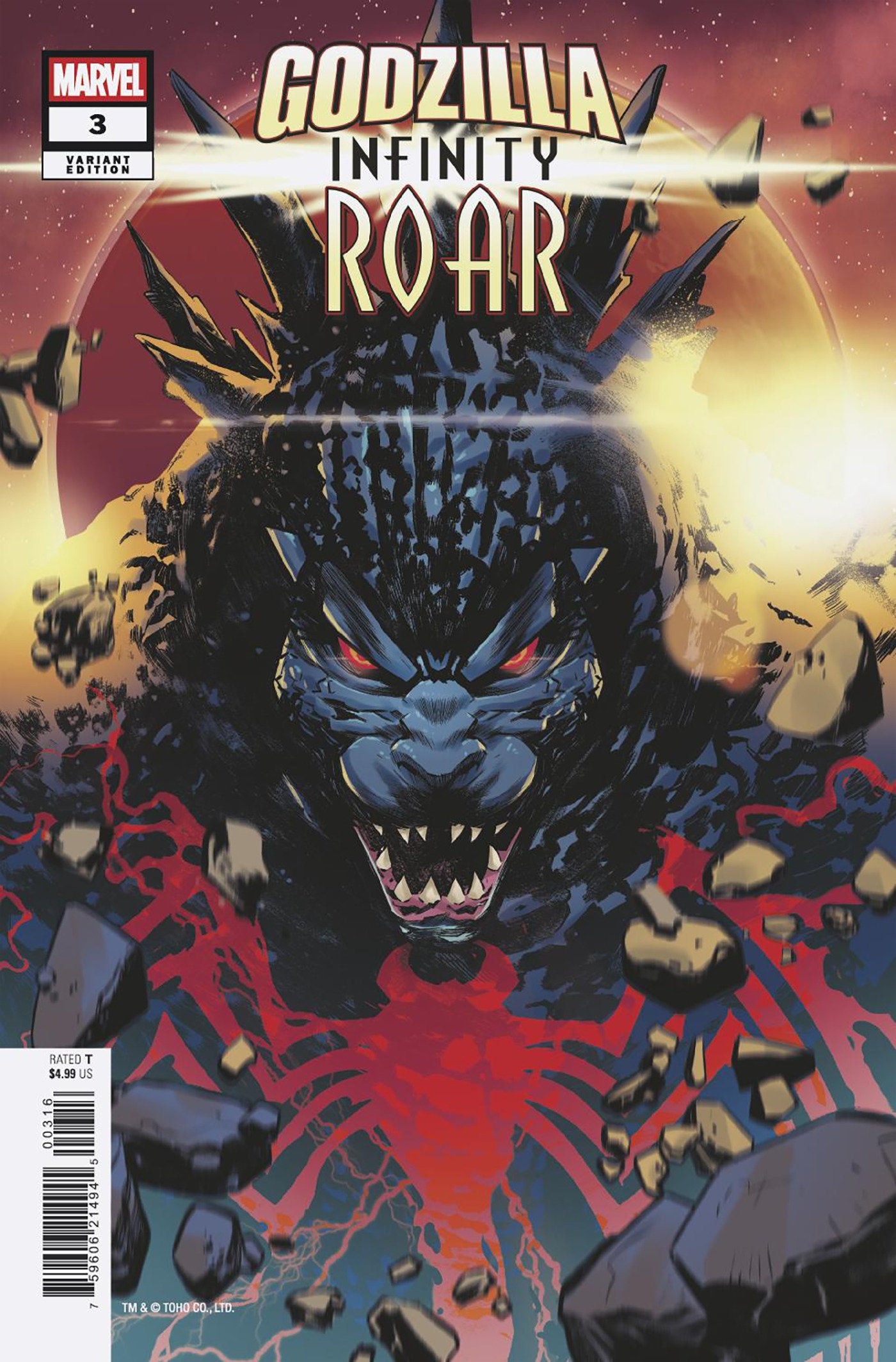 Godzilla: Infinity Roar #3 Francesco Manna Variant