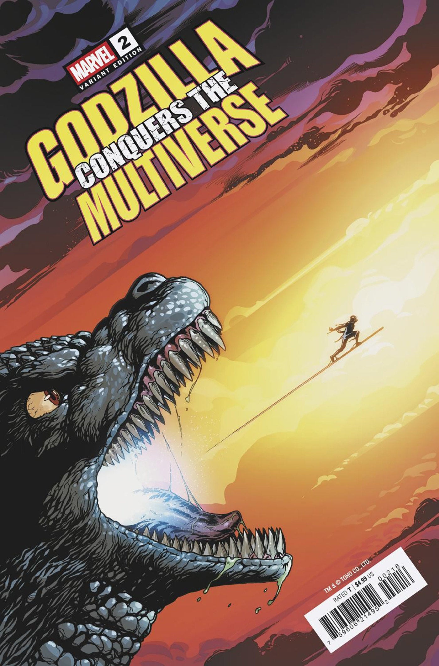 Godzilla Conquers The Multiverse #2 Pere Perez Variant
