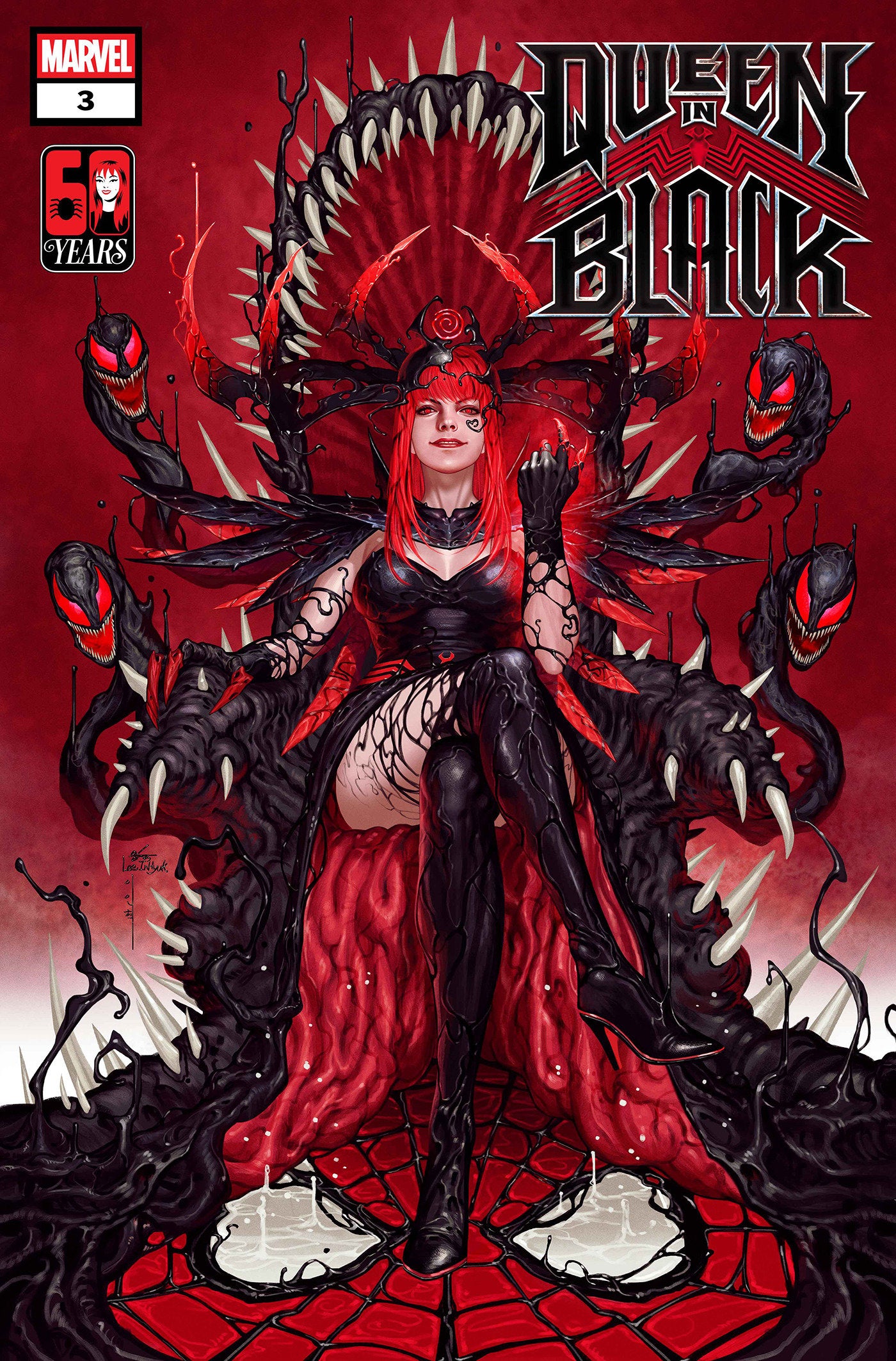 Queen In Black #3 Inhyuk Lee Mary Jane Watson Variant [Qib]