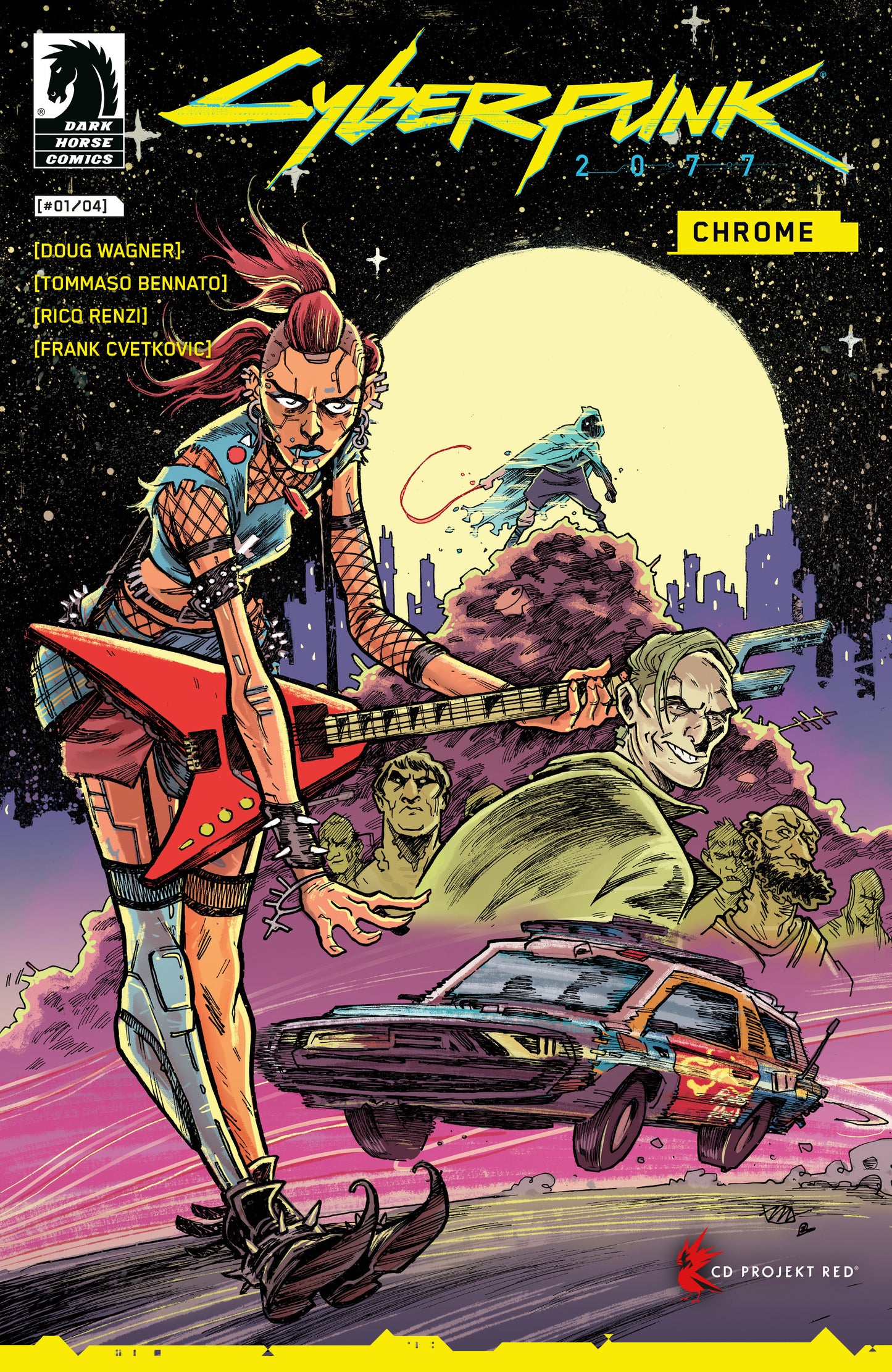 Cyberpunk 2077: Chrome #1 (Cover B) (Mark Laszlo)