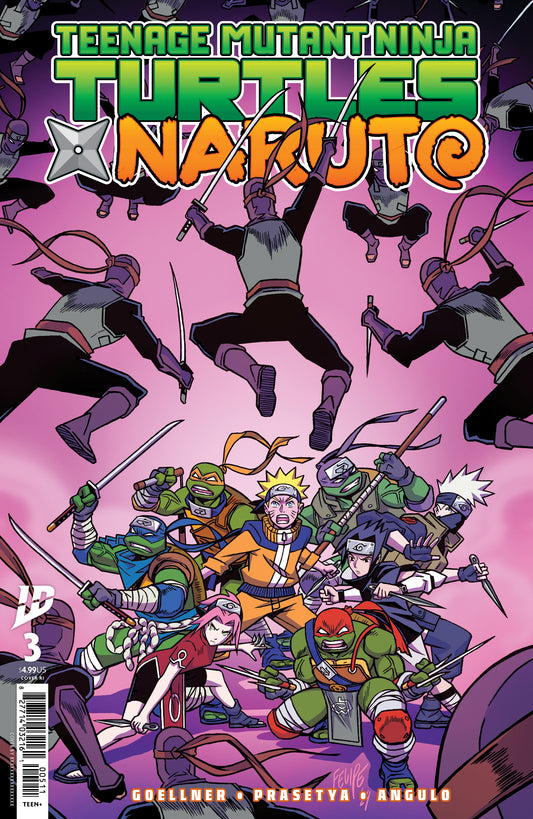 Teenage Mutant Ninja Turtles X Naruto #3 Variant Ri (25) (Smith)