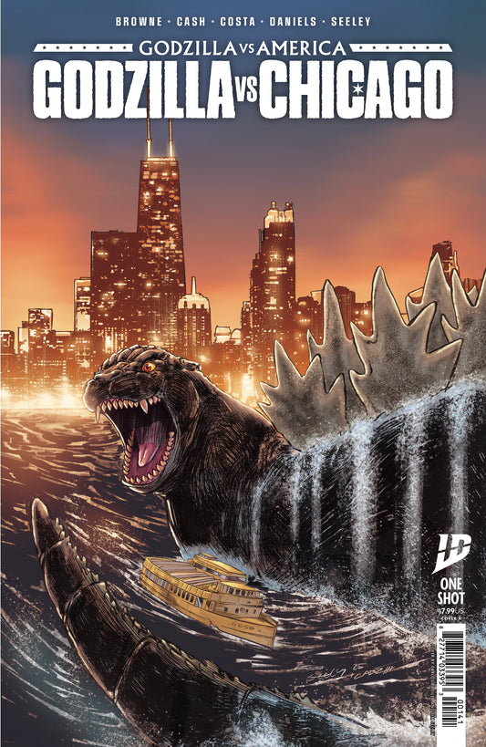 Godzilla vs. America: Chicago Cover A (2nd Print) (Seeley)