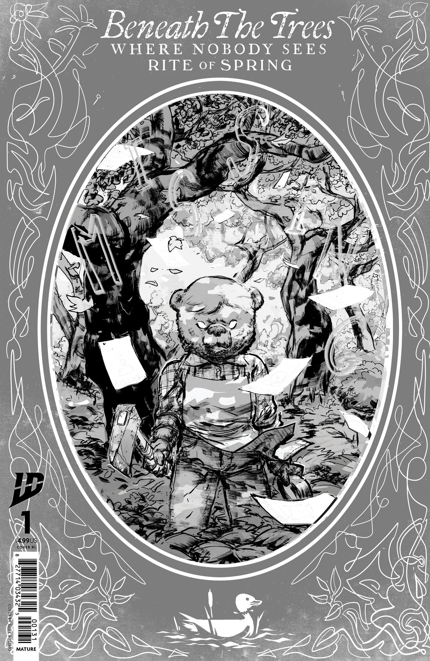 Beneath The Trees Where Nobody Sees: Rite Of Spring #1 Variant Ri (50) (Rossmo Storybook Variant Black & White)