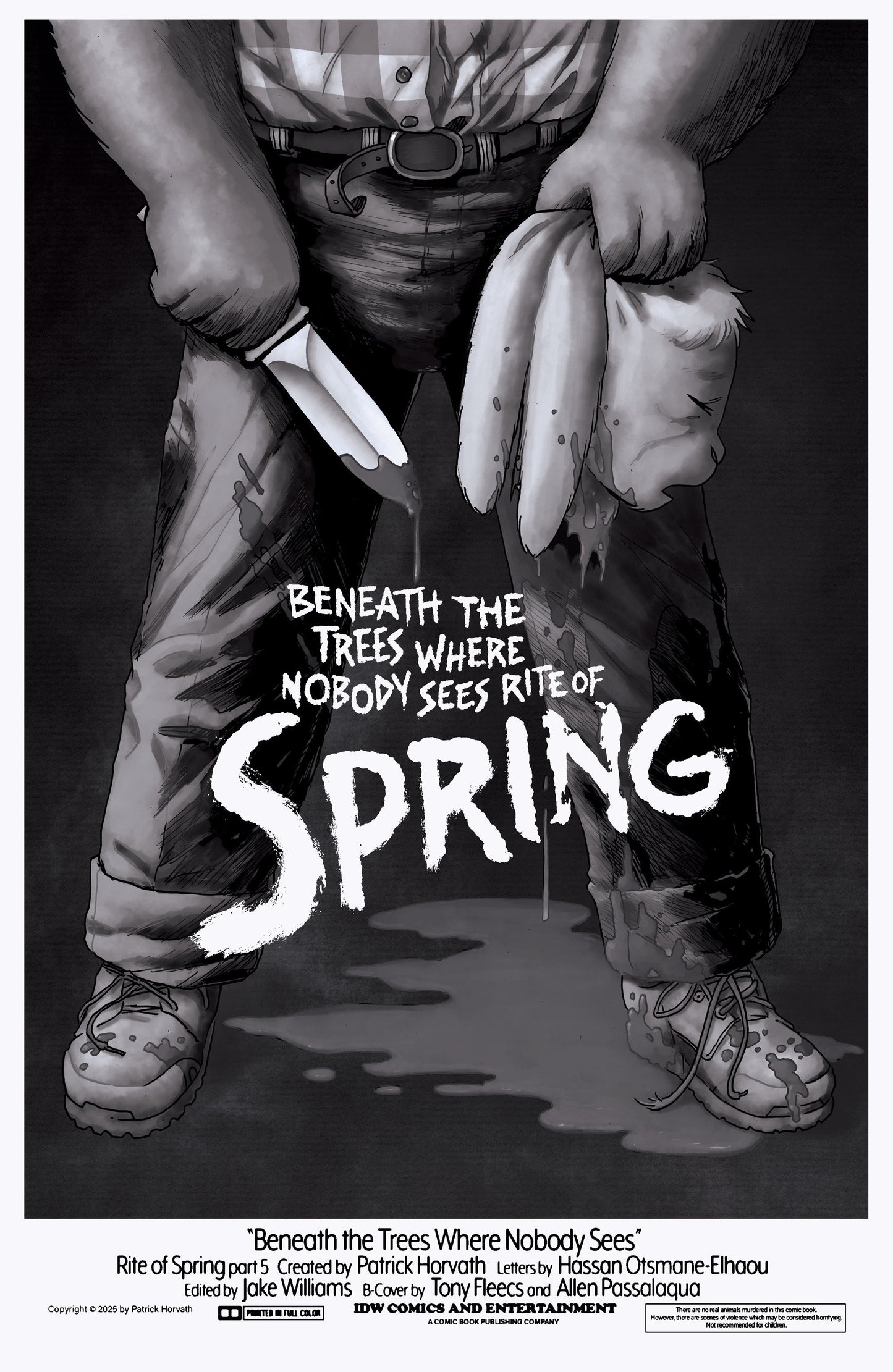 Beneath The Trees Where Nobody Sees: Rite Of Spring #5 Variant Ri (25) (Fleecs Black & White)