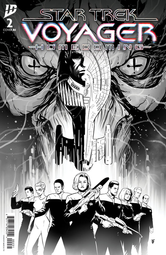 Star Trek: Voyager  Homecoming #2 Variant Ri (10) (To Black & White)
