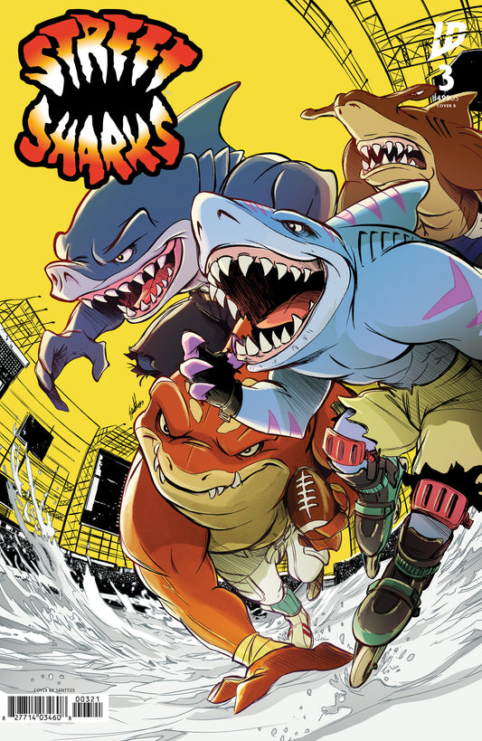 Street Sharks #3 Variant B (Santtos)