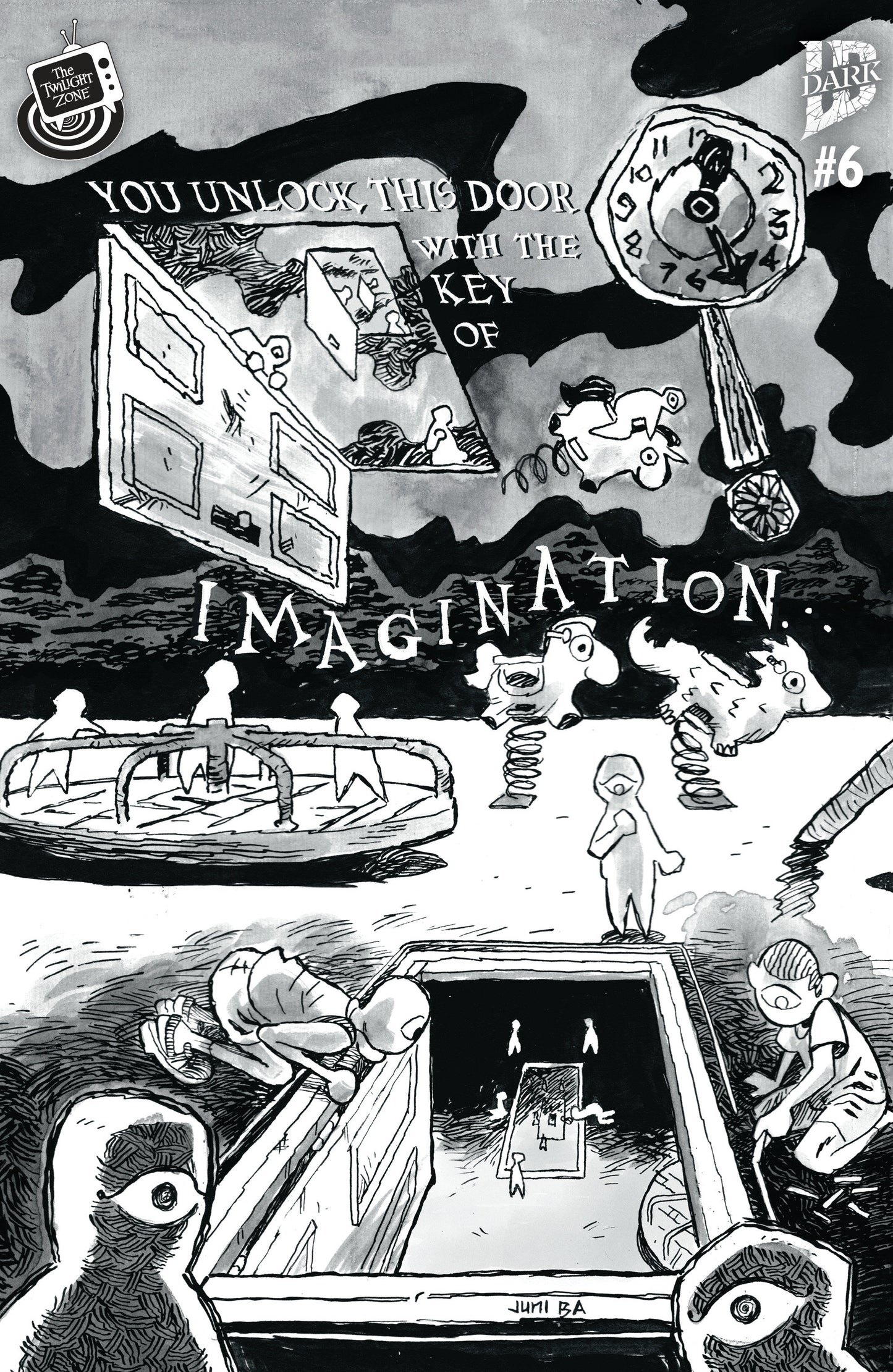 The Twilight Zone #6 Variant B (Ba Connecting Cover)