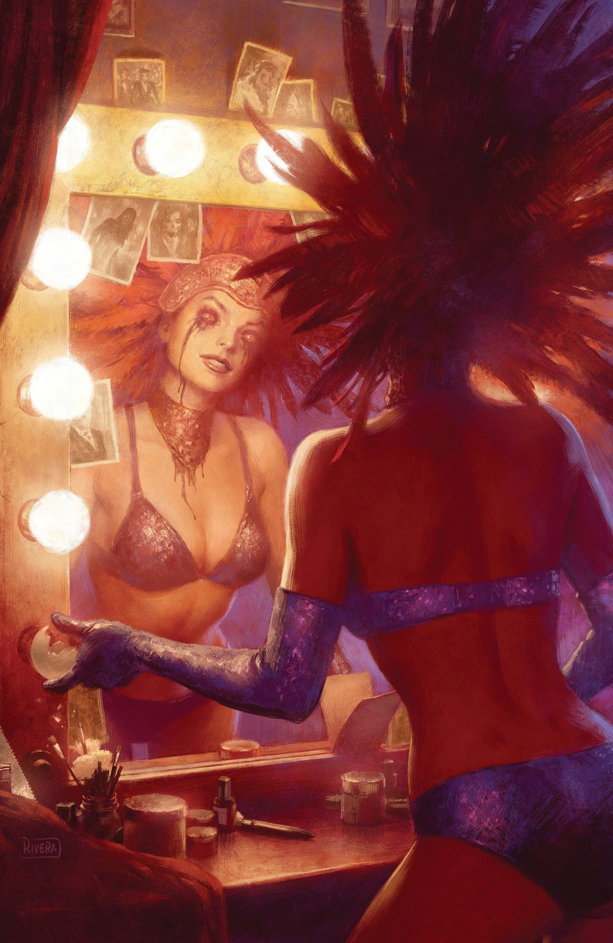Hello Darkness #25 H 1 in 25 Variant Edition Variant (Full Art, Rivera)