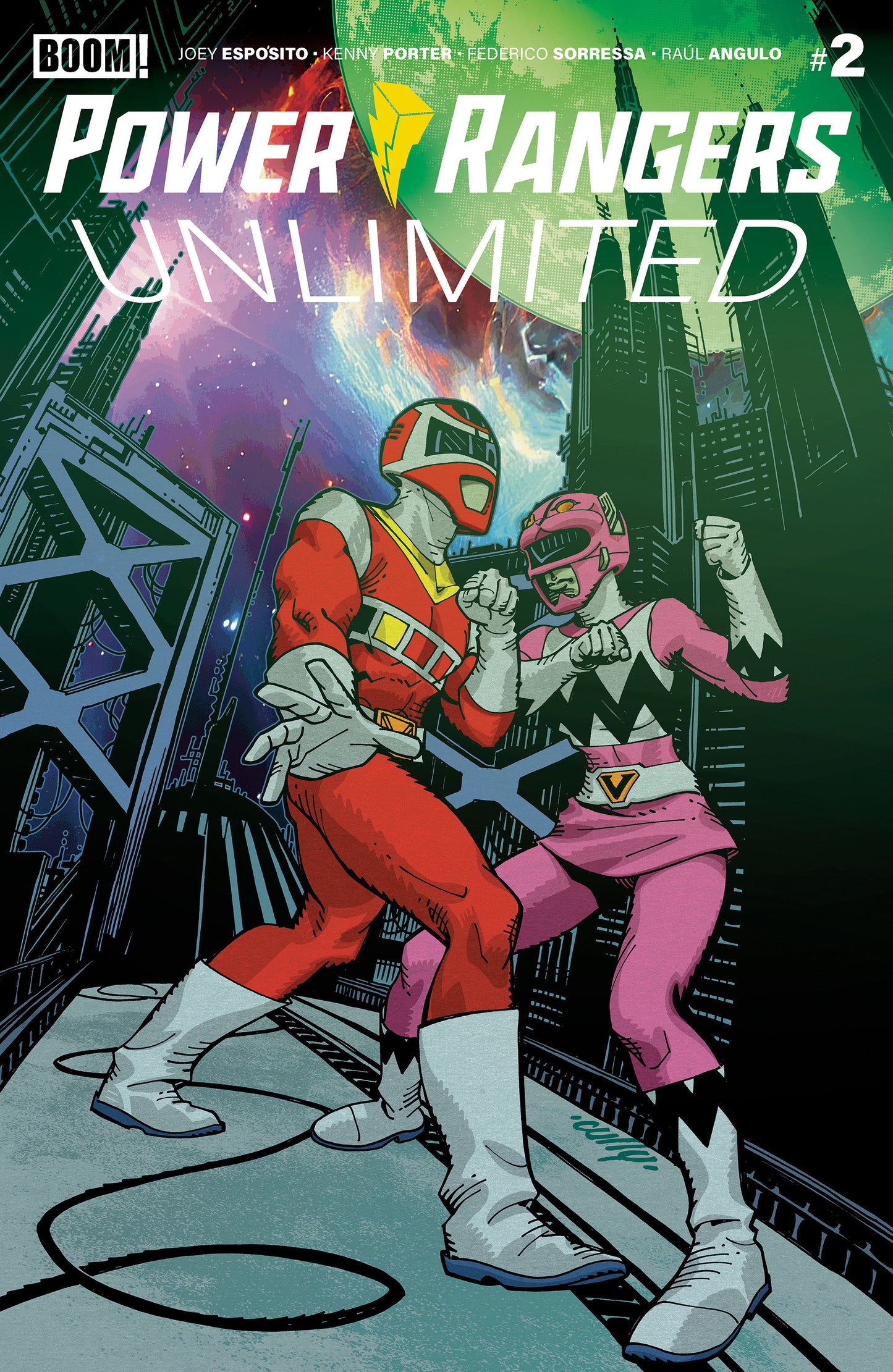 Power Rangers Unlimited #2 B Variant (Dressed, Hamner)