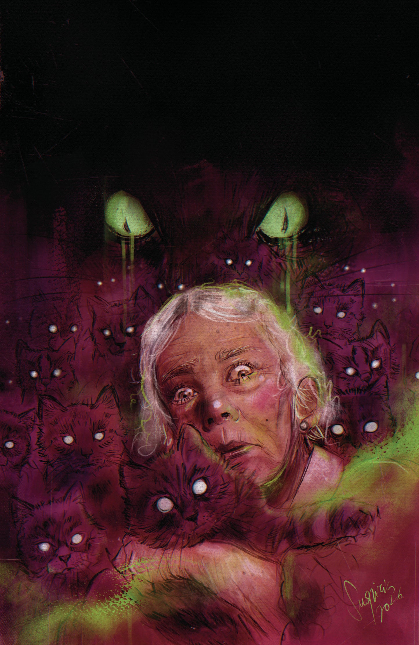 Stuff Of Nightmares: The Cat In The Coffin #1 F 1 in 10 Variant Edition (Full Art, Vilchez)
